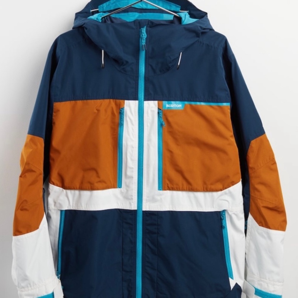 NWOT Burton Blue and Orange Ski Jacket